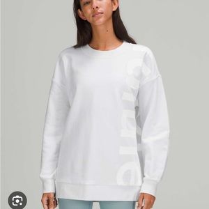 NWT Lululemon Perfectly Oversized Crew *Logo